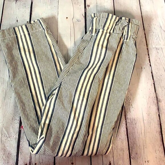 Forever 21 Contemporary Navy stripes Pants - S - Picture 1 of 4